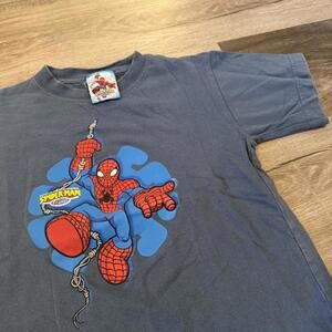 vintage spiderman and friends kids t shirt 2002 6 youth